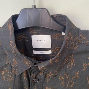 Billy Reid Rustic Floral shirt. Size Large.